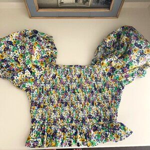 Endless Rose Smocked Floral Top